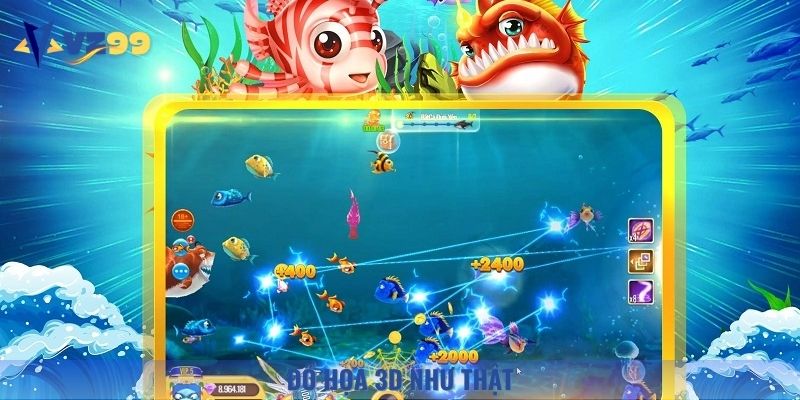 Đồ họa 3D như thật, kích thích hội viên trải nghiệm mỗi ngày