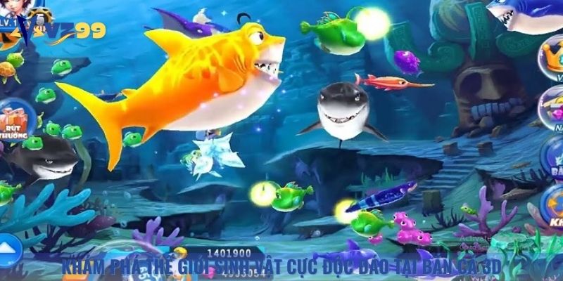 Thế giới sinh vật cực độc đáo tại sảnh game