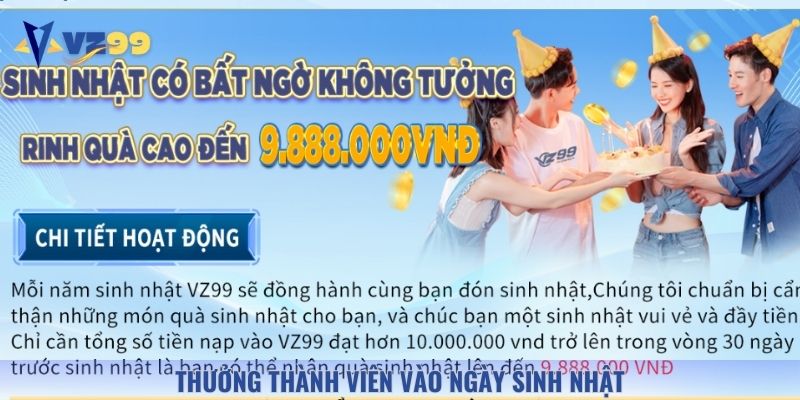 Sinh nhật nhận thêm nhiều ưu đãi hấp dẫn