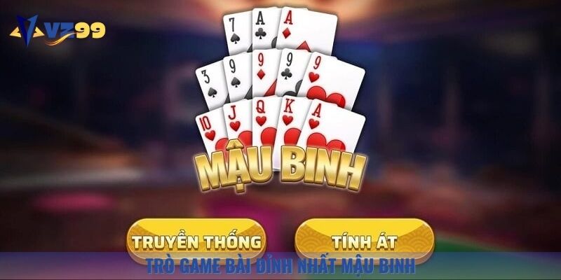 Sức hấp dẫn của game bài Mậu Binh cực lớn