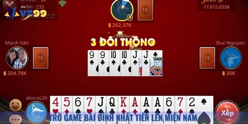 Tiến lên miền Nam là cái tên xuất hiện đầu tiên trong top 5 trò game bài đỉnh nhất