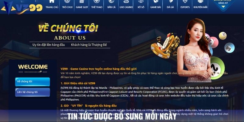 Cập nhật liên tục – Tin tức được bổ sung mỗi ngày, không bỏ lỡ sự kiện quan trọng